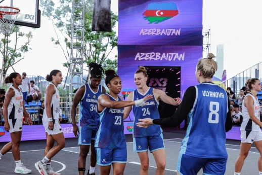 3x3 qadın millimiz Dünya Seriyasında ikinci olub
