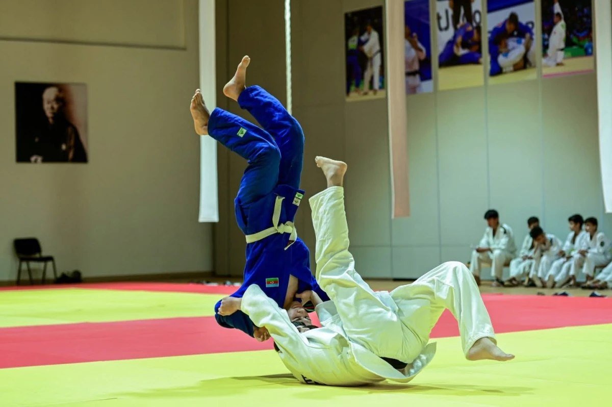 Gəncədə kəmər dərəcələri üzrə imtahan keçirilib - FOTO 