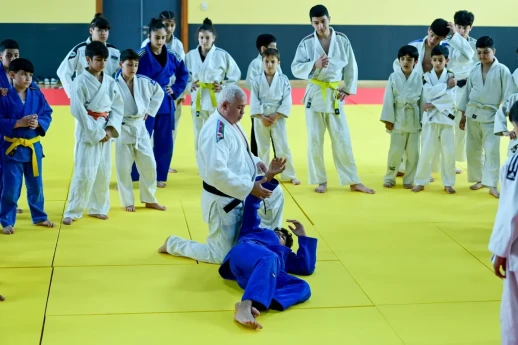 Yevlax Olimpiya İdman Kompleksində cüdo zalı istifadəyə verilib