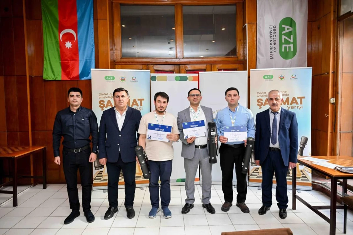 Dövlət qurumlarının əməkdaşları arasında şahmat yarışı keçirilib - FOTO 