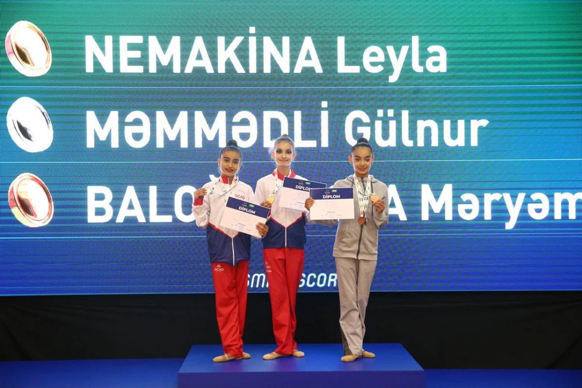 Bədii gimnastika üzrə ölkə çempionatına yekun vurulub - FOTO 