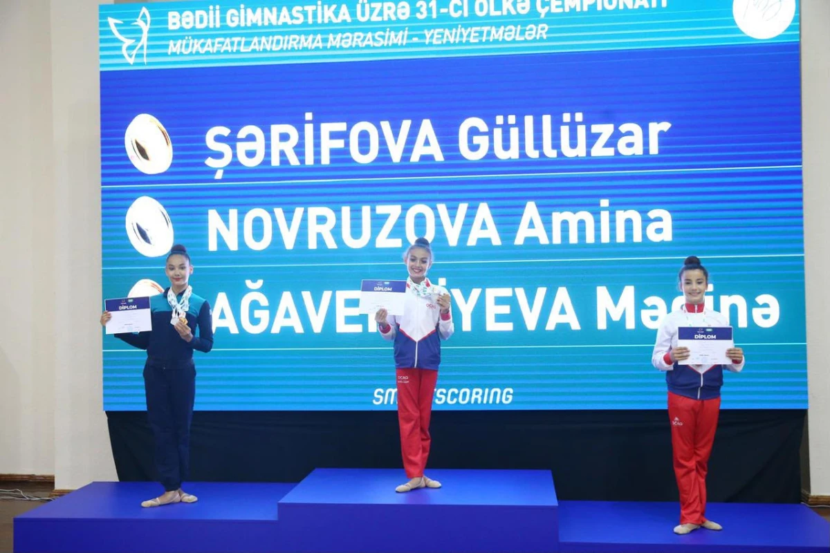 Bədii gimnastika üzrə ölkə çempionatına yekun vurulub - FOTO 