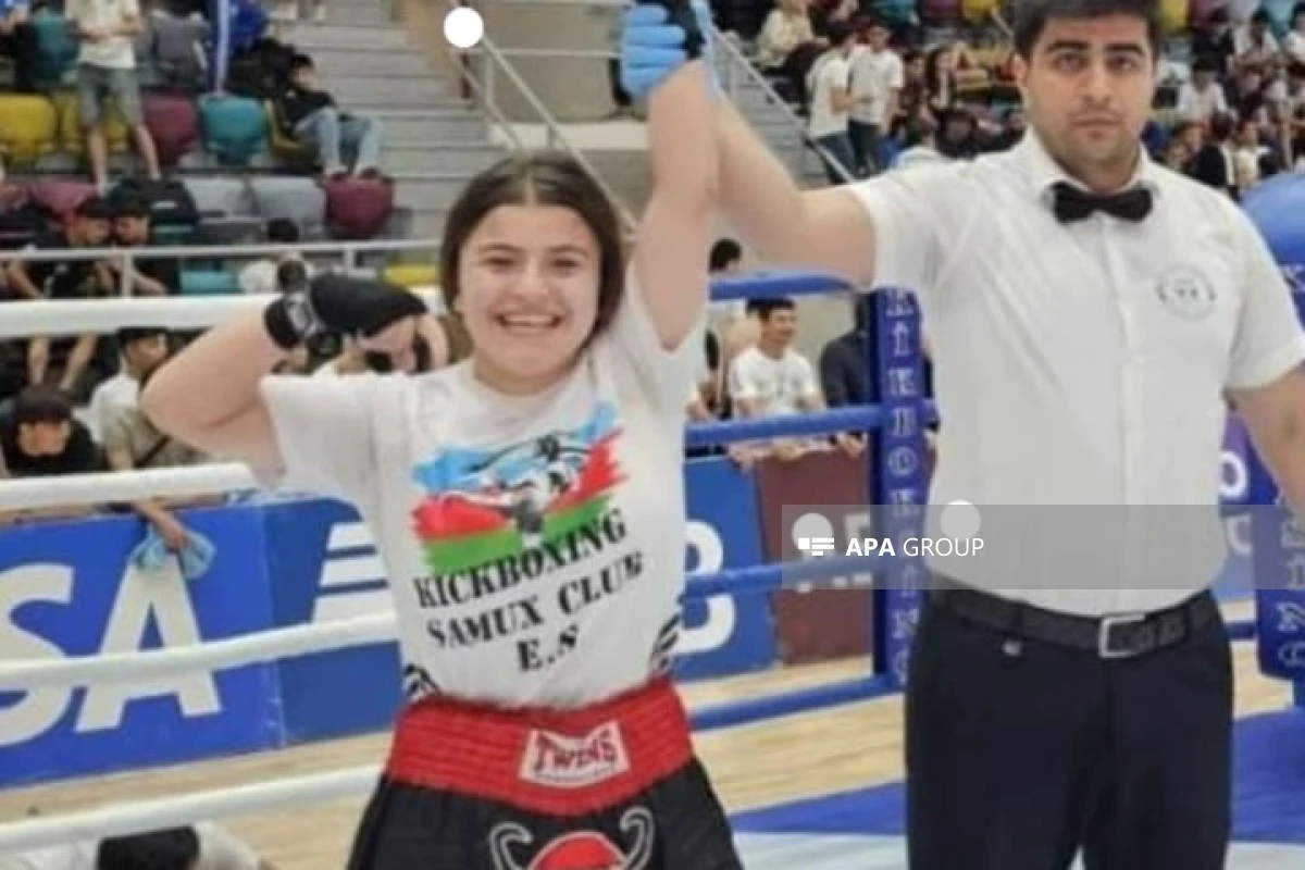 Kikboksinq üzrə Azərbaycan çempionu olan 17 yaşlı qız Kürdə batıb