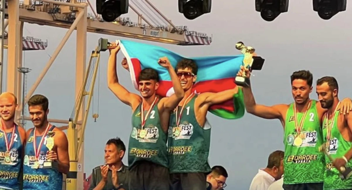Çimərlik voleybolçularımız beynəlxalq turnirin qalibi olublar