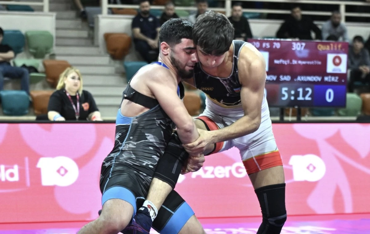 Sərbəst güləş üzrə daha 5 çəkidə finalçılar bəlli olub