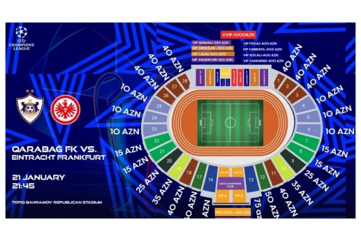 "Qarabağ" - "Ayntraxt" oyununun biletləri sabah satışa çıxarılacaq