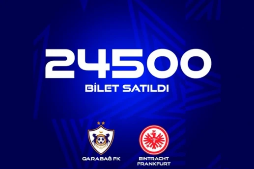 "Qarabağ" - "Ayntraxt" oyununa 24500 bilet satılıb