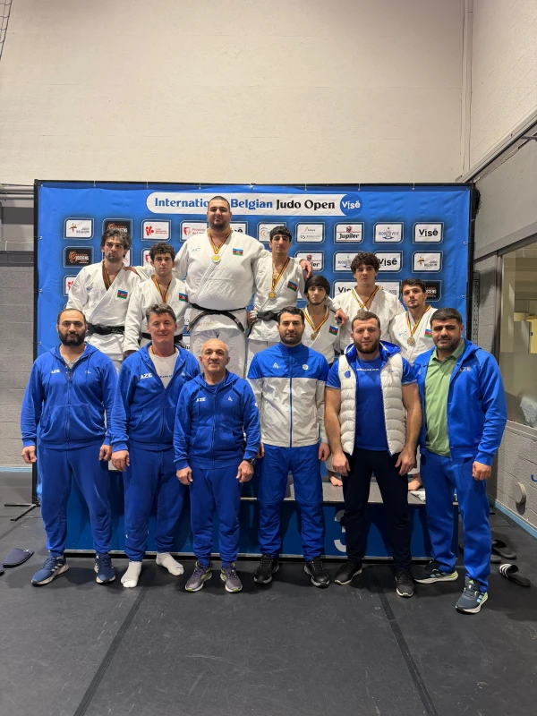 Cüdoçularımız Belçikadakı Açıq Turnirin ilk günündə 7 medal qazanıb - FOTO 