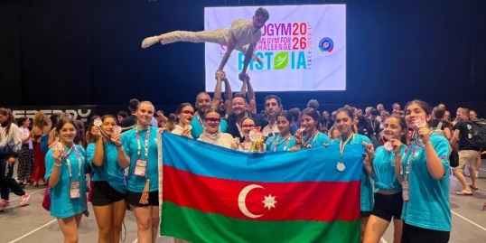 Azərbaycan komandası "European Gym for Life Challenge" festivalında birinci olub