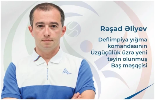 Azərbaycanın deflimpiya üzrə üzgüçülük millisinin baş məşqçisi bəlli olub