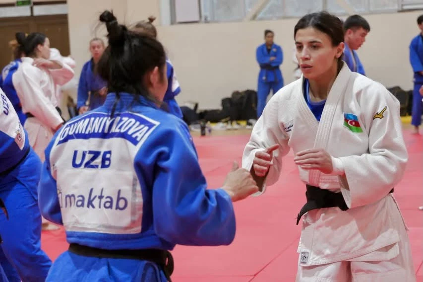 Cüdoçularımız Daşkənddə beynəlxalq təlim-məşq toplanışına qatılıblar - FOTO 