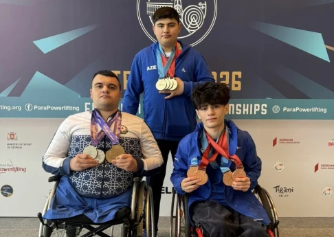 Parapauerliftinqçilərimiz Avropa Açıq çempionatında 12 medal qazanıb