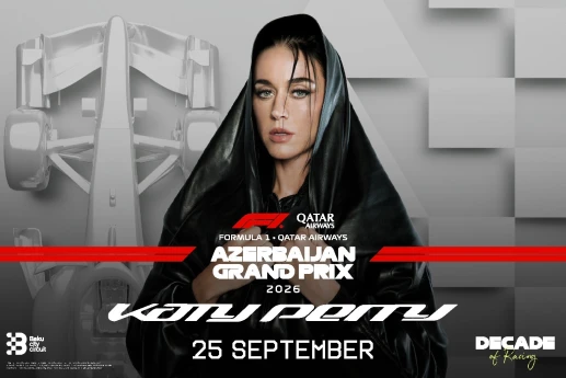Keti Perri "Formula 1" üzrə Azərbaycan Qran-prisində səhnə alacaq