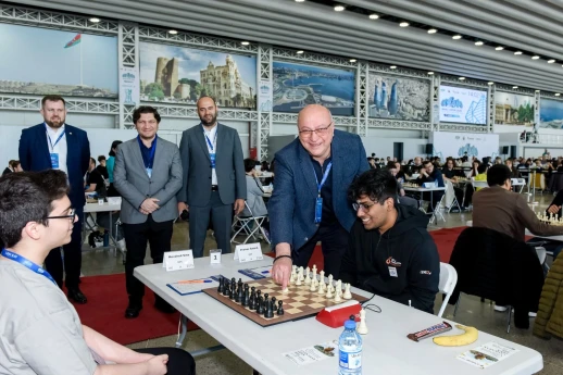 "Baku Open" Beynəlxalq Şahmat Festivalının son turuna start verilib - FOTO 