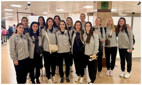 Azərbaycanın qadınlardan ibarət voleybol millisi Macarıstana təlim-məşq toplanışına yollanıb