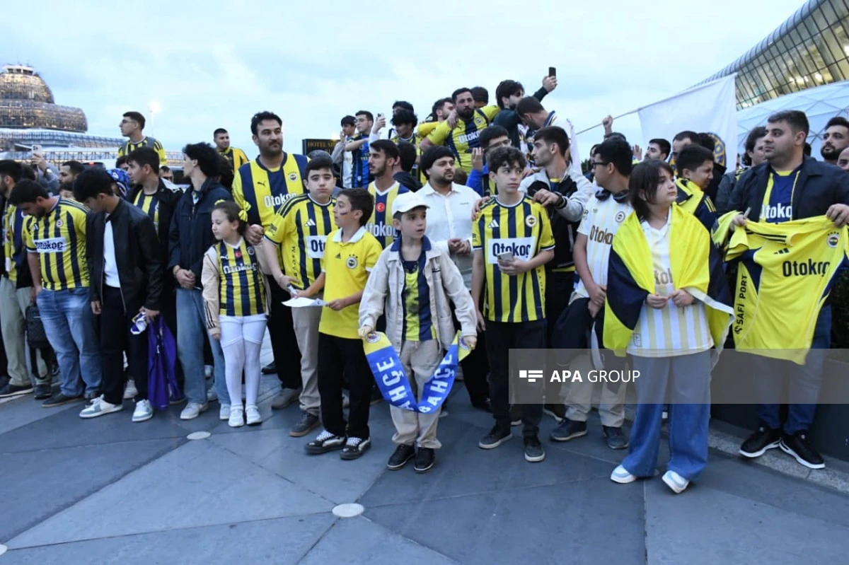 "Fənərbaxça" Bakıda - FOTO 