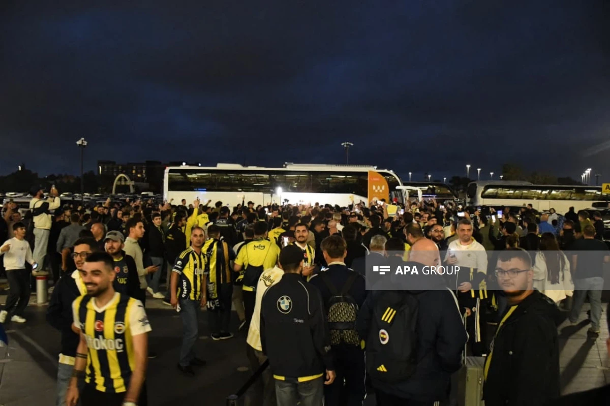 "Fənərbaxça" Bakıda - FOTO 