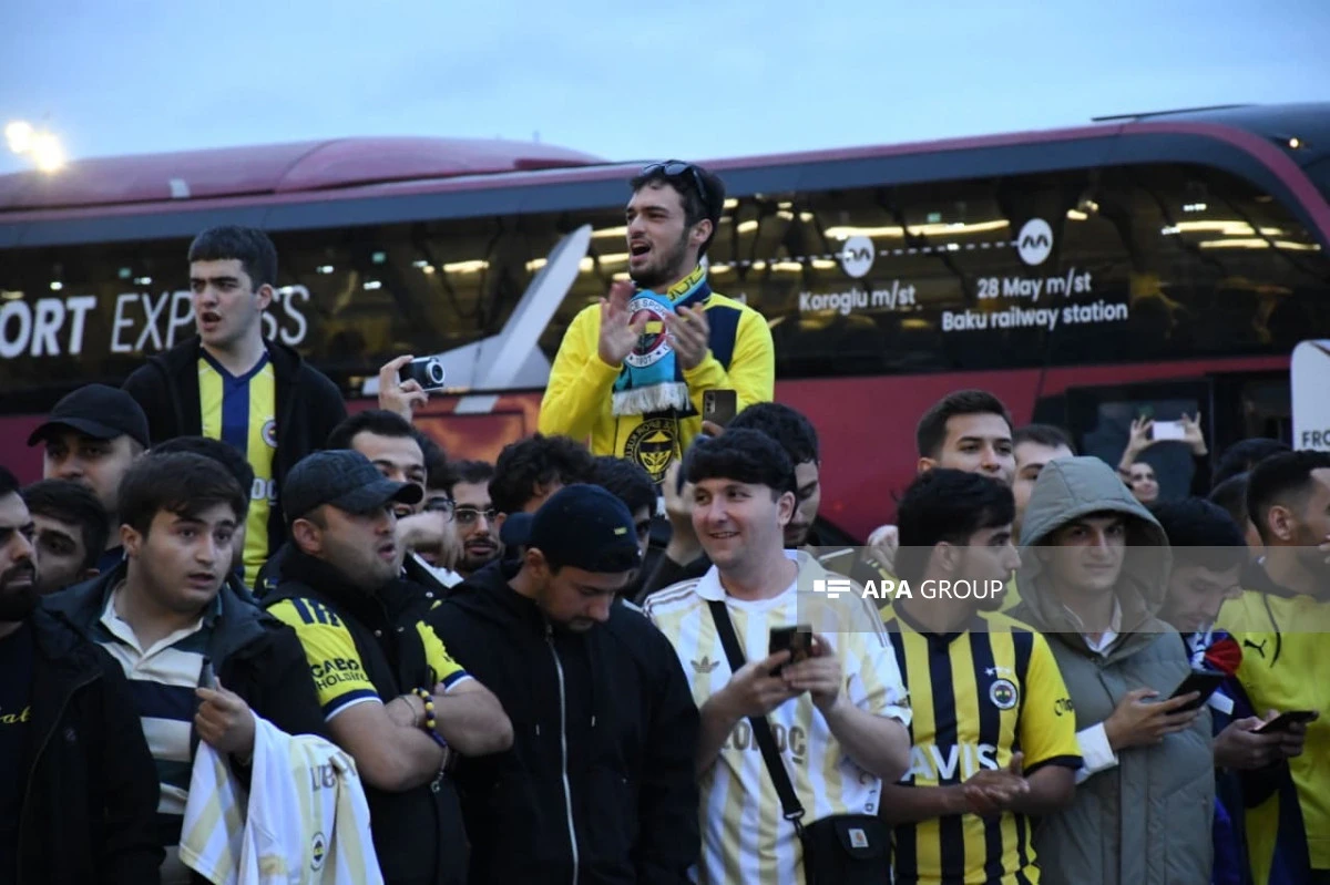 "Fənərbaxça" Bakıda - FOTO 