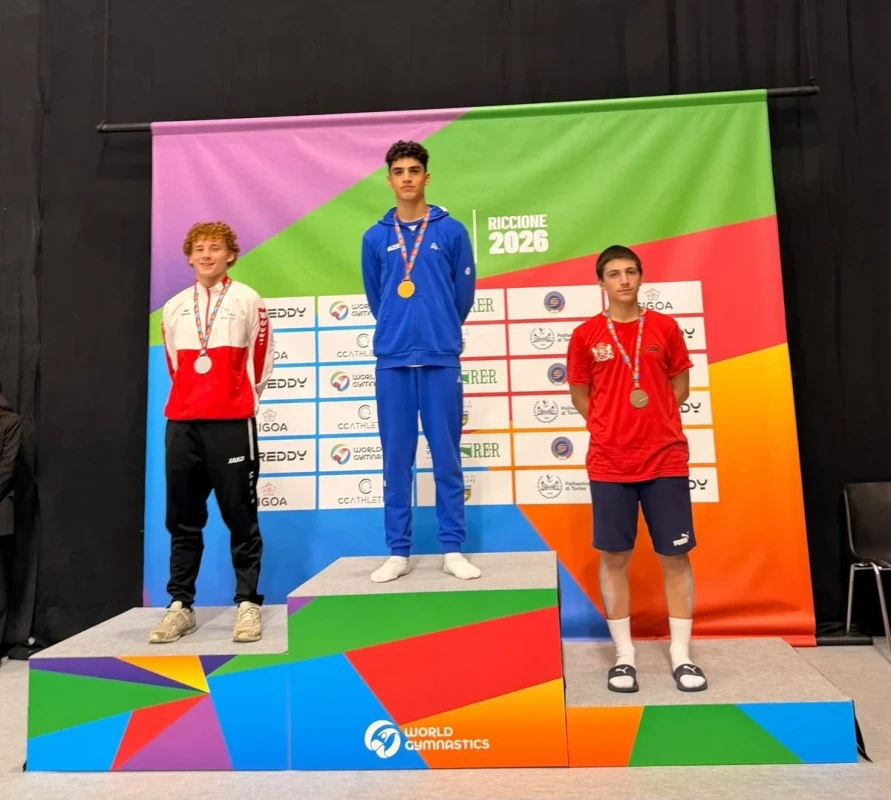 Azərbaycan gimnastları İtaliyada 5 qızıl, 1 gümüş medal qazanıblar