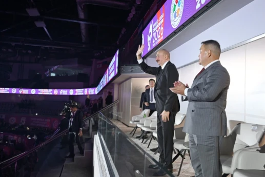 Prezident İlham Əliyev cüdo üzrə dünya çempionatının açılış mərasimini izləyib - YENİLƏNİB 