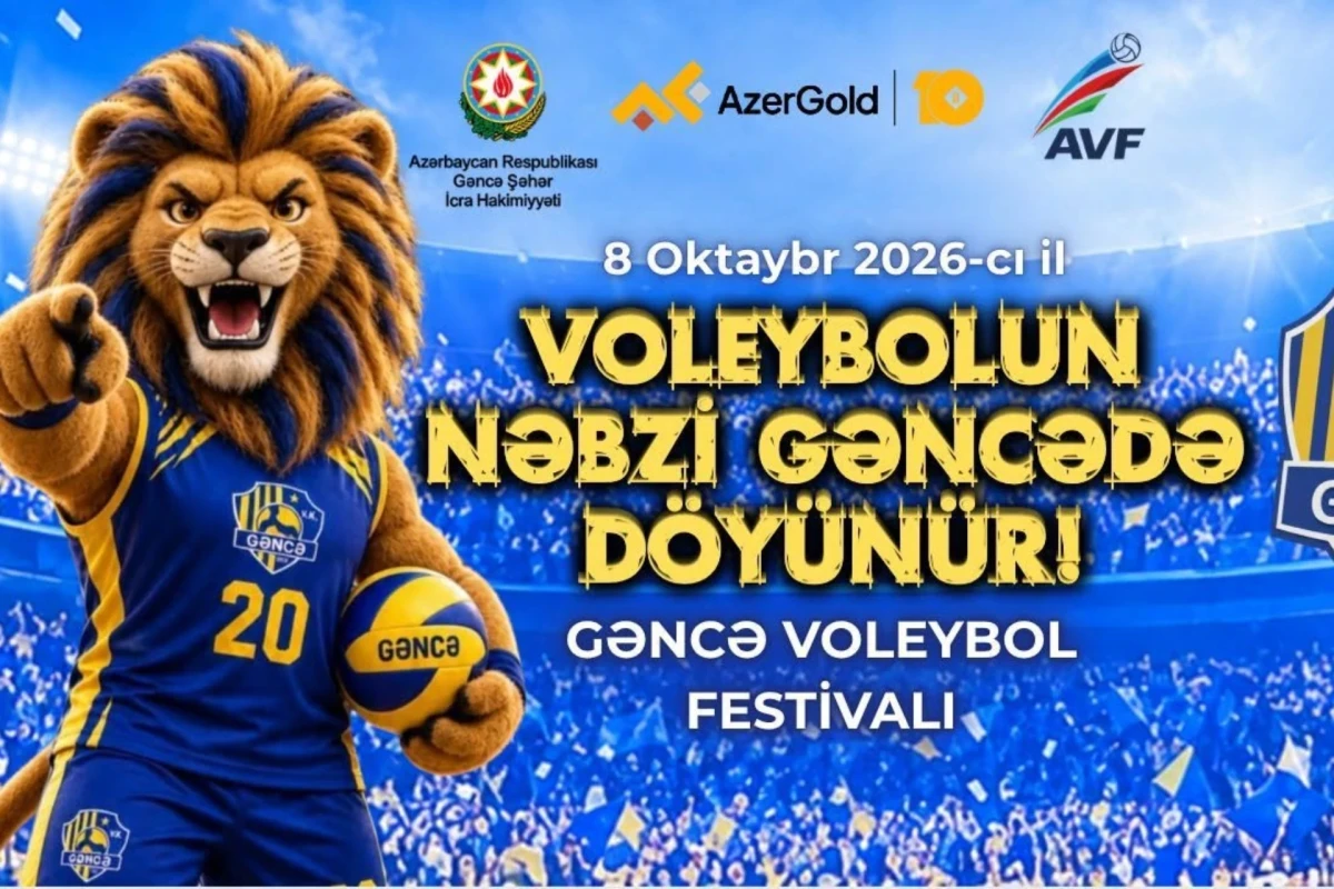 Gəncədə ilk dəfə voleybol festivalı keçiriləcək