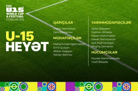 Millimizin Bakıda keçiriləcək dünya çempionatı üçün heyəti açıqlanıb