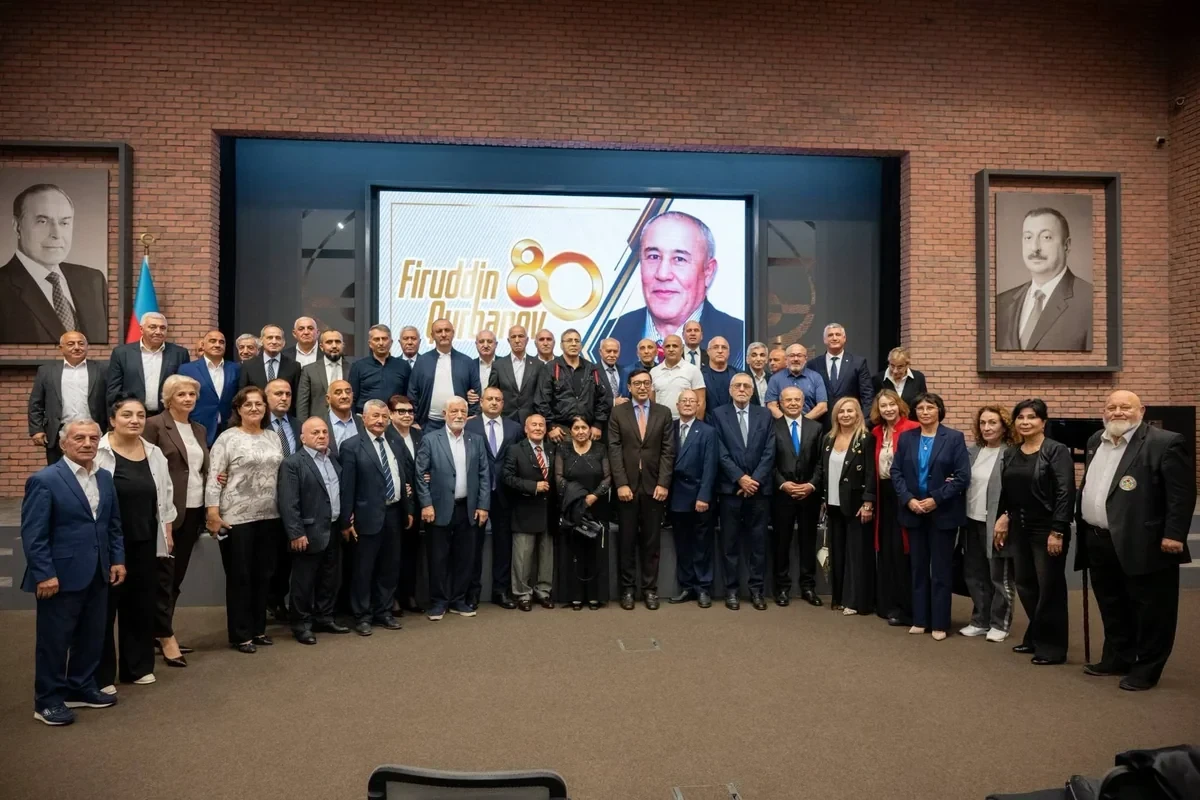 Firuddin Qurbanovun 80 illik yubileyinə həsr olunmuş təntənəli mərasim keçirilib