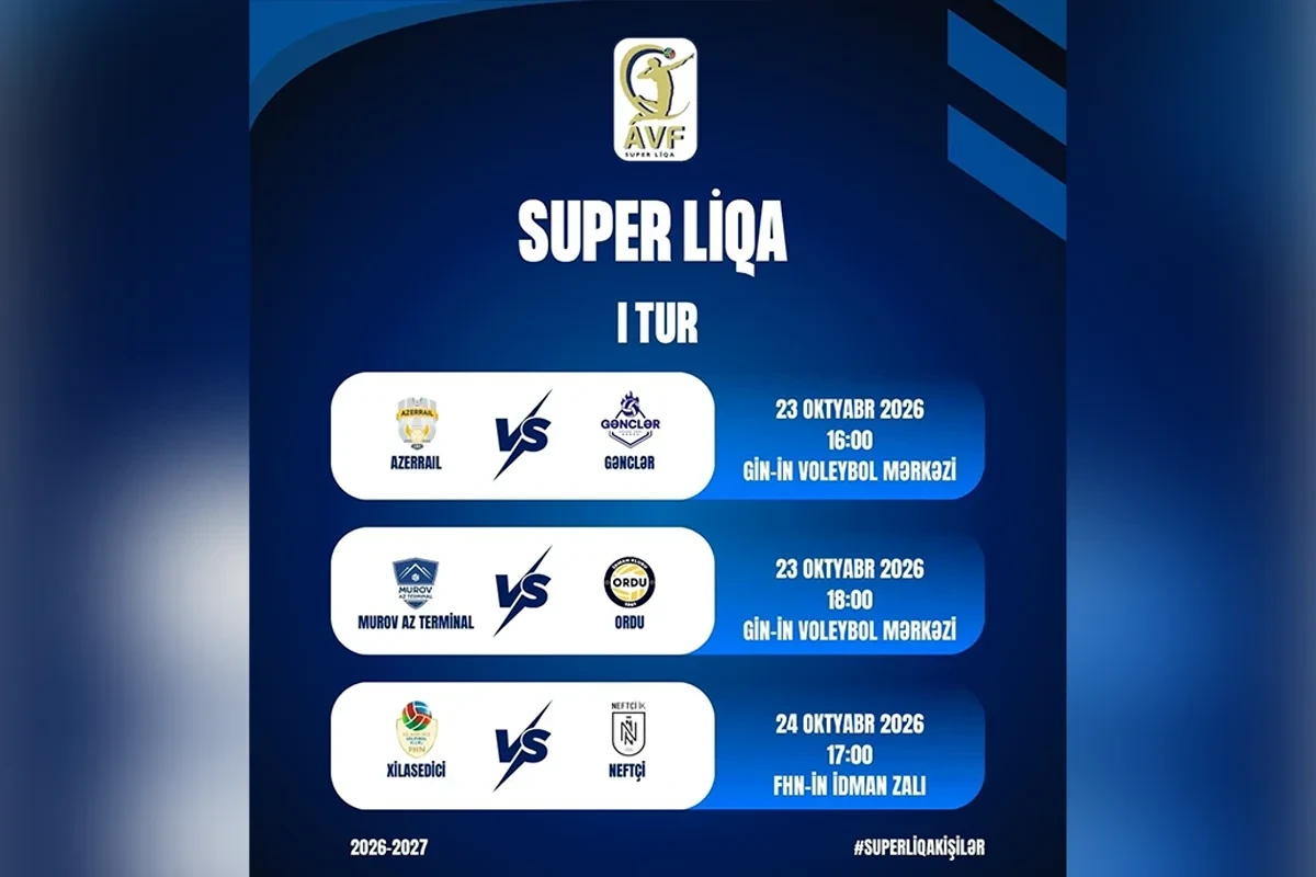 Superliqanın 2026/2027 mövsümünə sabah start veriləcək