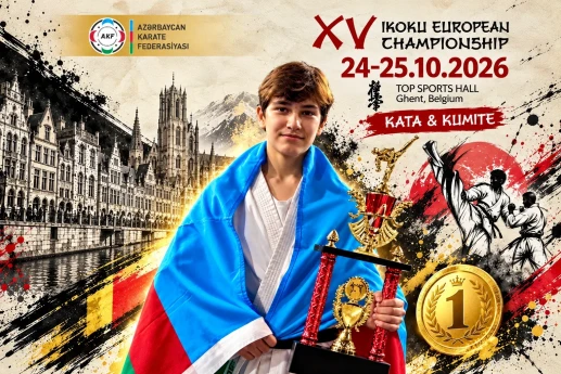 Karateçimiz Avropa çempionu olub