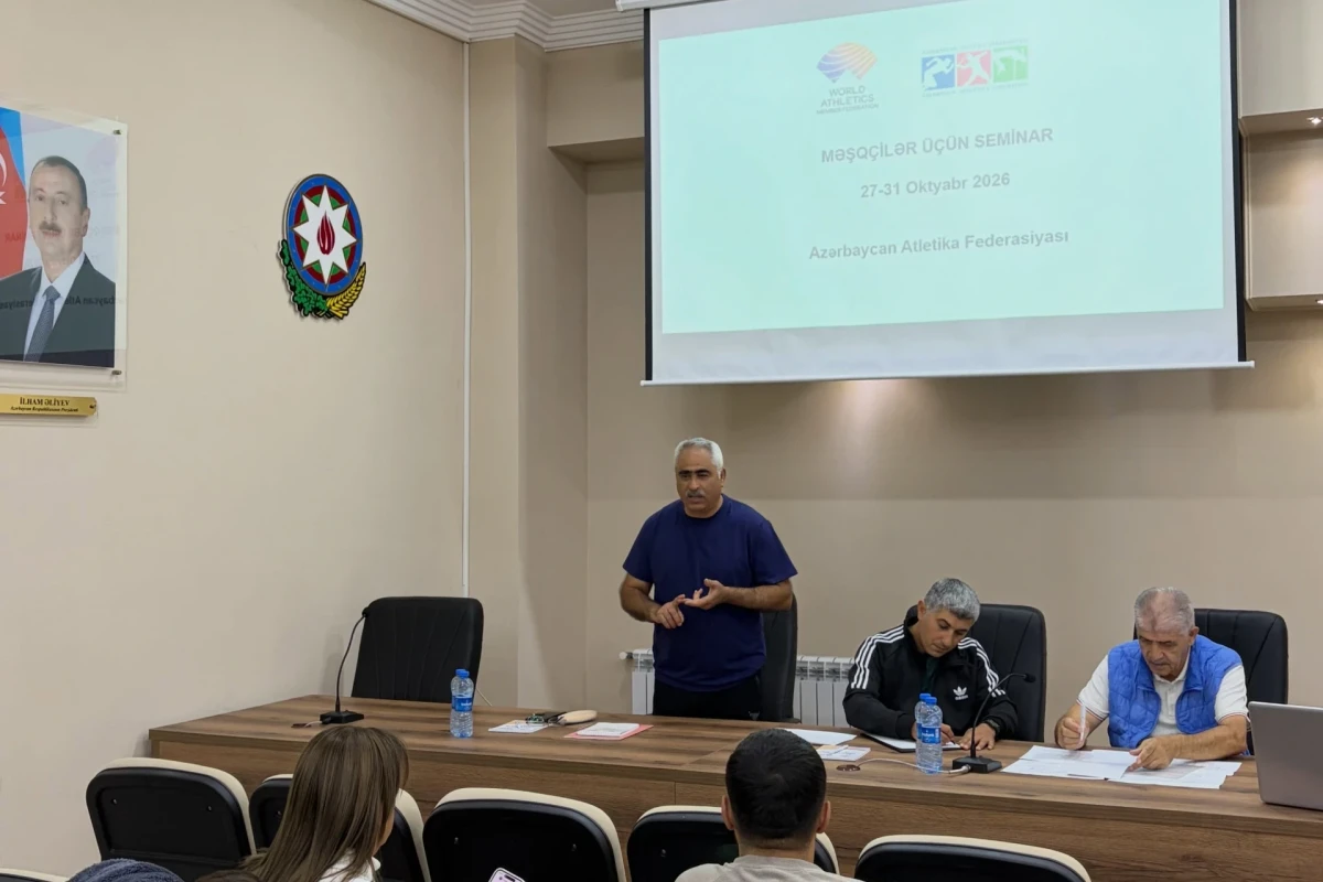 Atletika məşqçiləri üçün seminara start verilib