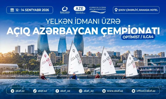 Yelkən idmanı üzrə açıq Azərbaycan çempionatı keçiriləcək