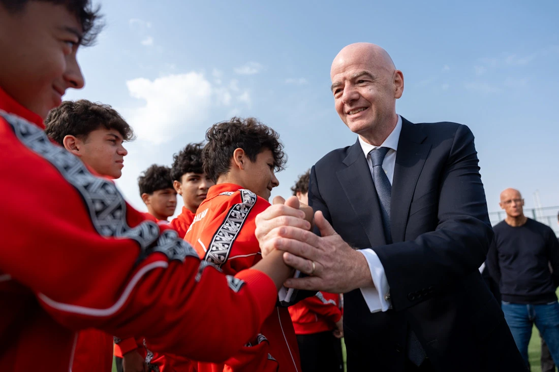 Canni İnfantino U-15 Dünya Çempionatına hazırlıq işlərinin gedişi ilə tanış olub - FOTOLAR 