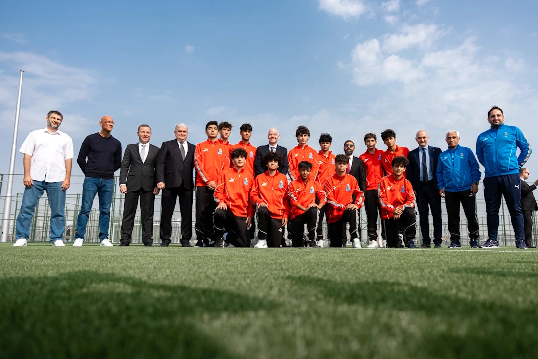 Canni İnfantino U-15 Dünya Çempionatına hazırlıq işlərinin gedişi ilə tanış olub - FOTOLAR 